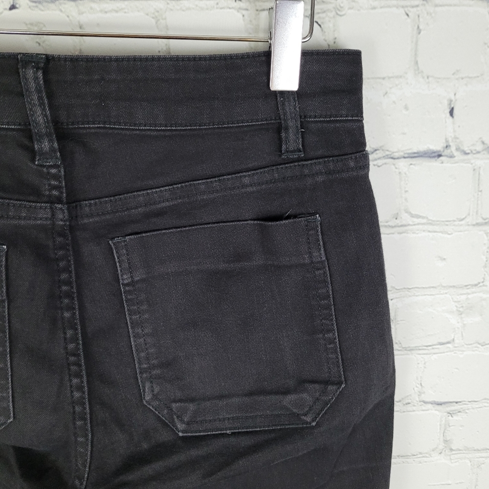 LIFE IN PROGRESS | skinny high waist raw hem stretch jeans